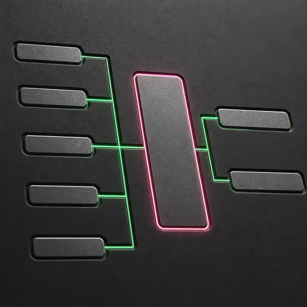 Lead systems routing switch with inbound signals and qualified output routes